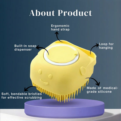 Scrubbing Soft Silicone Bath Brush