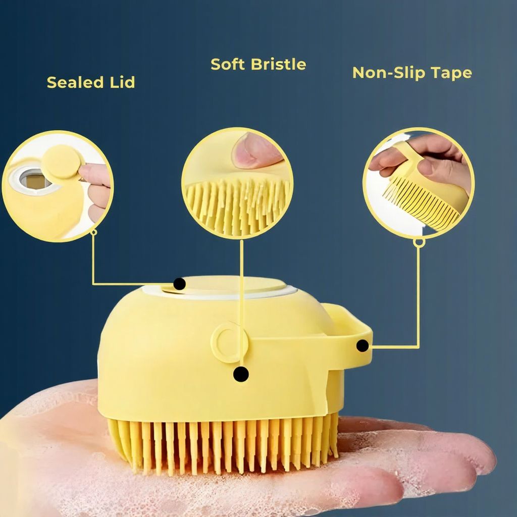 Scrubbing Soft Silicone Bath Brush