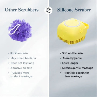 Scrubbing Soft Silicone Bath Brush