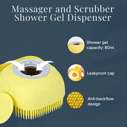 Scrubbing Soft Silicone Bath Brush